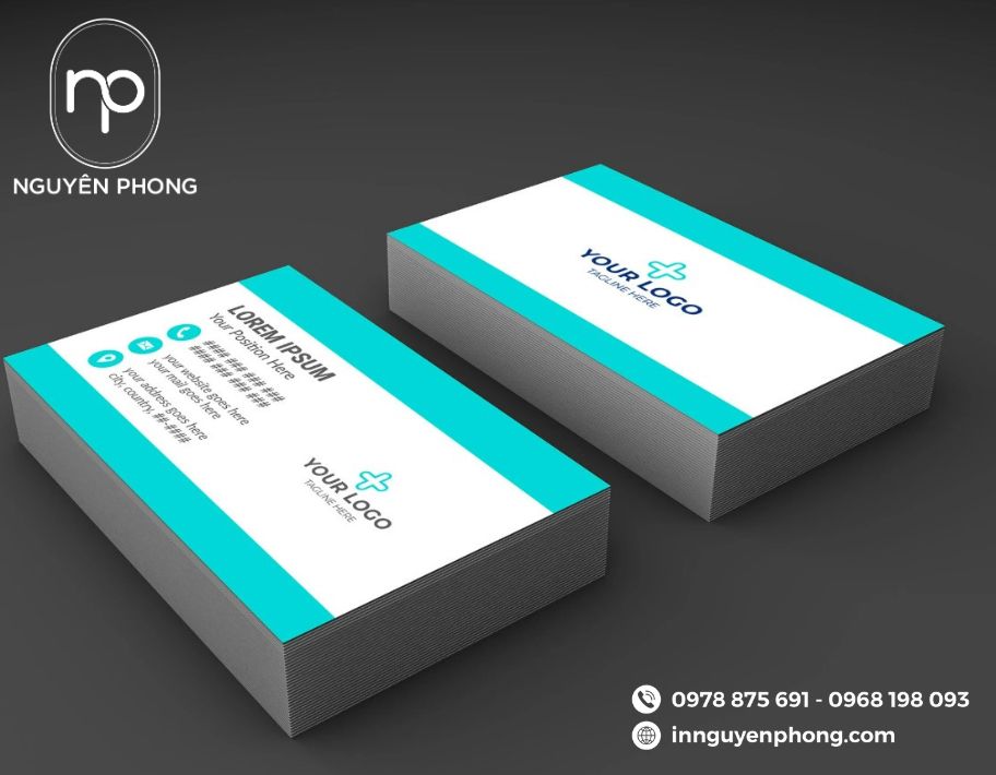 Mẫu card visit bác sĩ đơn giản